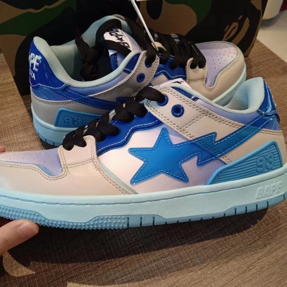 BAPE Gradient Blue All-match Sports Casual Shoes Meteor Shoes main image 5